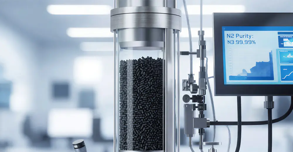 Laboratóriumi műszerhordozó gáz